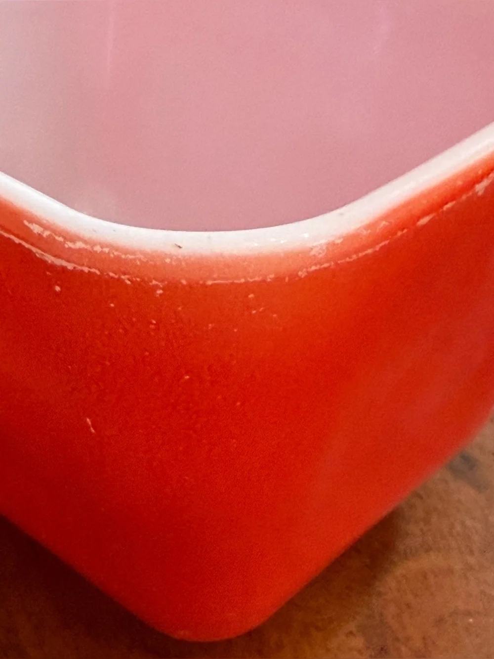 Vintage Pyrex 501 Red Refrigerator Dish 1.5 Cup w/ Ribbed Lid 501-C Fridgie READ